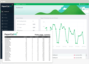 Admin Interface Reports, Papercut MF, Alltech Business Solutions, Sharp, Lexmark, Fujitsu, Copier, MFP, Printer, Scanner, New Jersey, NJ, Dealer