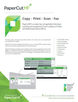 Ecoprintq Cover, Papercut MF, Alltech Business Solutions, Sharp, Lexmark, Fujitsu, Copier, MFP, Printer, Scanner, New Jersey, NJ, Dealer
