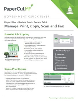 Government Flyer Cover, Papercut MF, Alltech Business Solutions, Sharp, Lexmark, Fujitsu, Copier, MFP, Printer, Scanner, New Jersey, NJ, Dealer