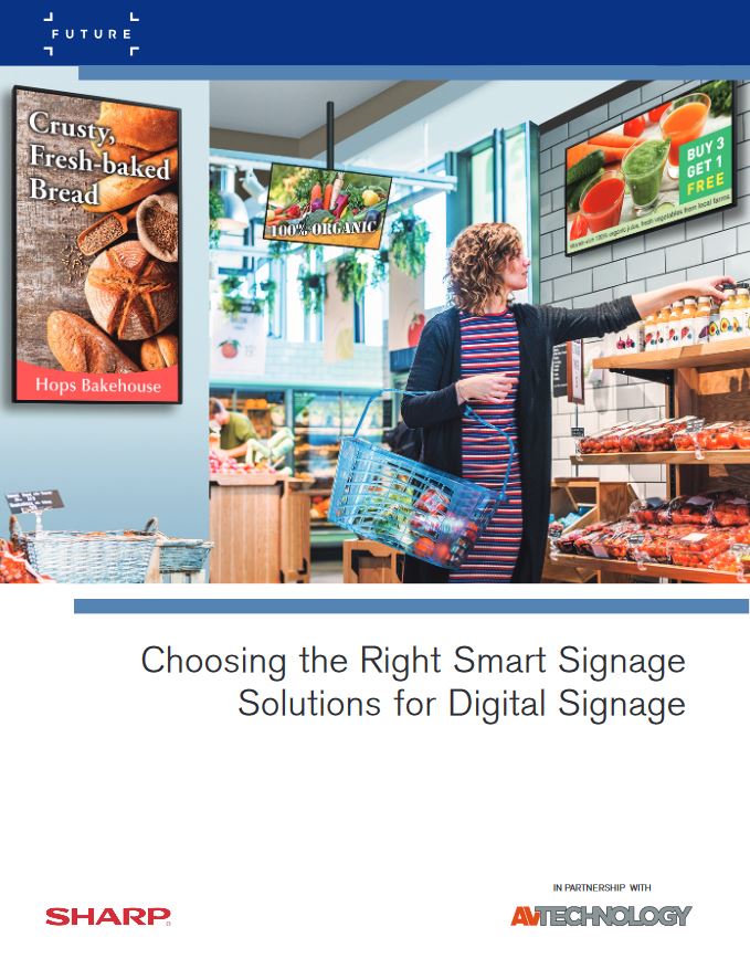 Choosing The Right Smart Signage Solutions For Digital Signage Pdf Cover, Professional Display, Sharp, Alltech Business Solutions, Sharp, Lexmark, Fujitsu, Copier, MFP, Printer, Scanner, New Jersey, NJ, Dealer