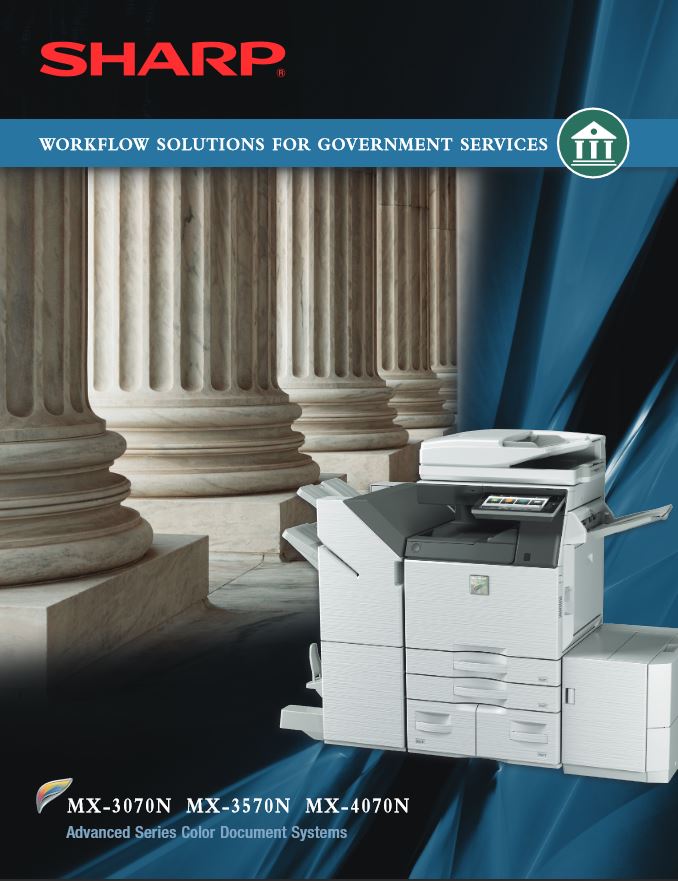 Color Advanced Series Government Brochure, Sharp, Alltech Business Solutions, Sharp, Lexmark, Fujitsu, Copier, MFP, Printer, Scanner, New Jersey, NJ, Dealer